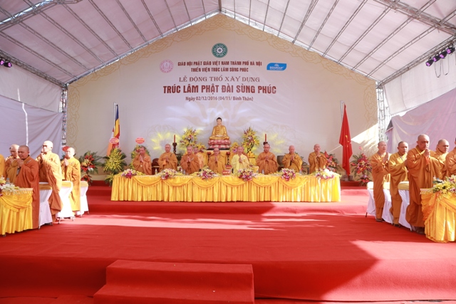 Lễ động thổ xây dựng Trúc Lâm Phật Đài Sùng Phúc