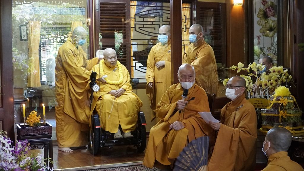 Lễ khánh tuế  Hòa Thượng Ân Sư DL.2021 - PL.2565