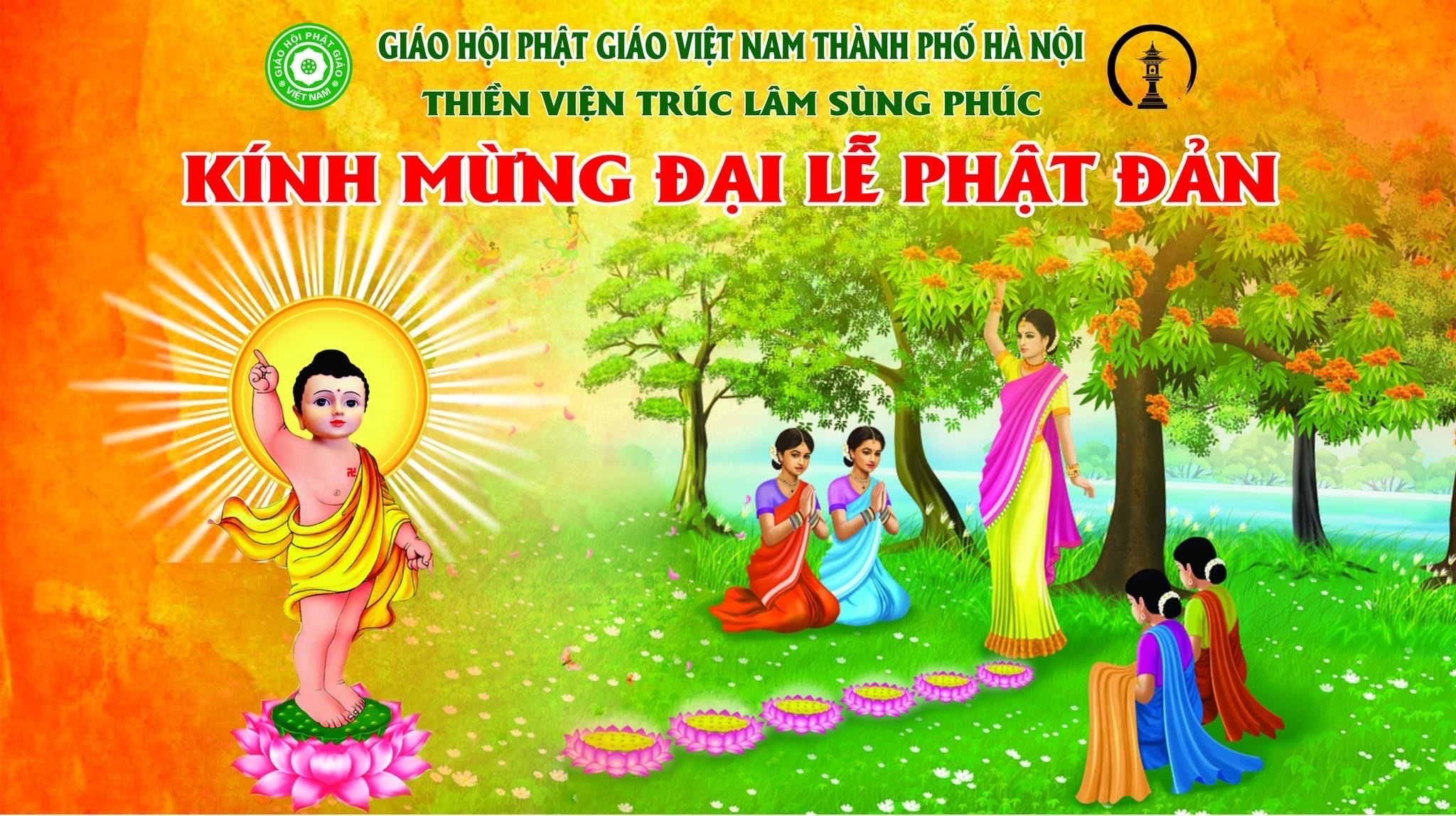 Mời dự Đại Lễ Phật Đản PL.2566 - DL.2022