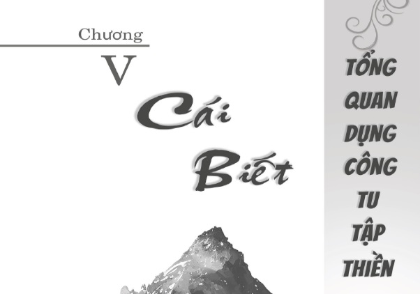 Dụng Công Tu Thiền - Phần 06: Chương 05 : Tổng Quan Dụng Công Tu Tập Thiền - Cái Biết