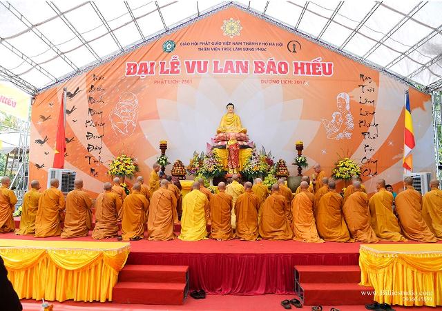 Thư mời dự đại lễ Vu Lan Phật lịch 2562 Thiền Viện Trúc Lâm Sùng Phúc