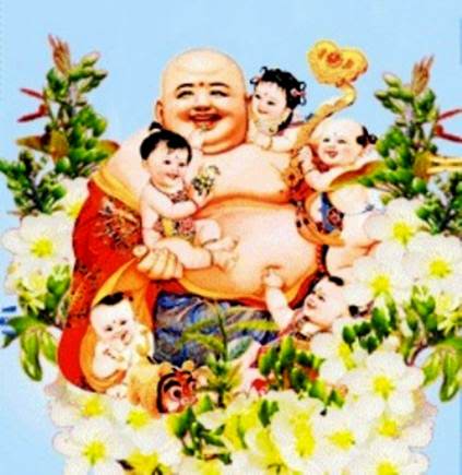 Đức Di Lặc và ý nghĩa sáu đứa bé