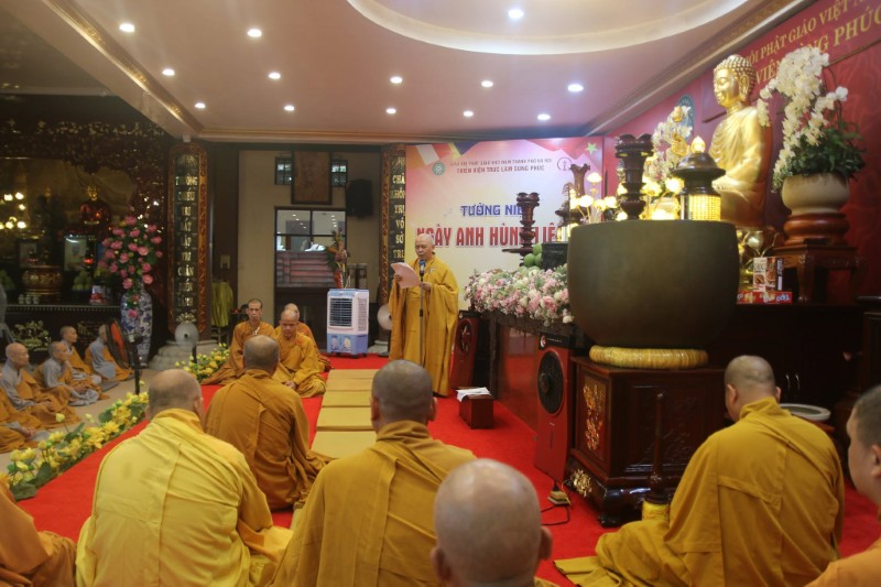 Lễ Tưởng Niệm Tri Ân Các Anh Hùng Liệt Sỹ Tại TVTL Sùng Phúc